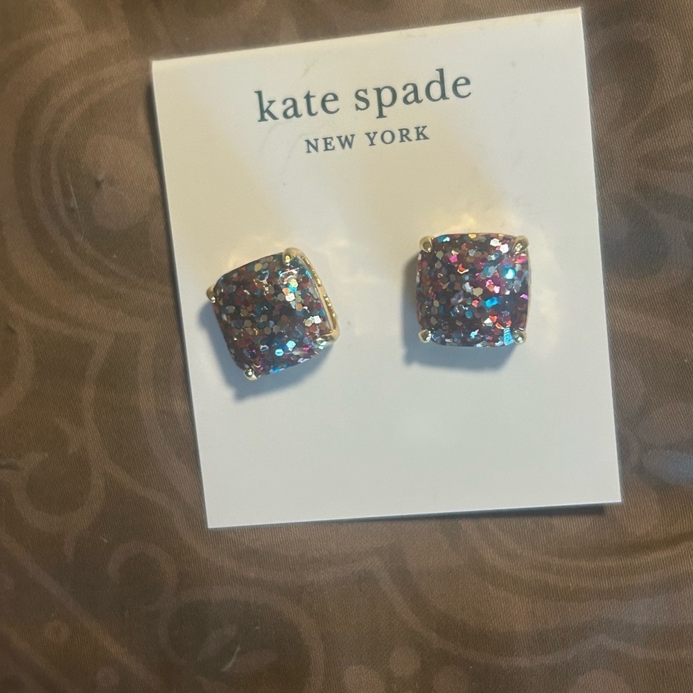 Kate Spade Multicolor Glitter Earrings